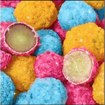 Fruit Riot! Crunchy Candy Grapes Mix Real Frozen Fruit