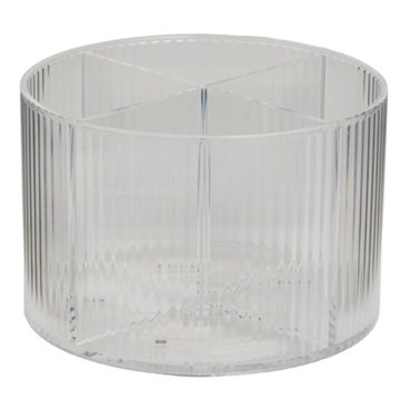Destination Holiday 4 Compartment Spinning Organizer - Clear