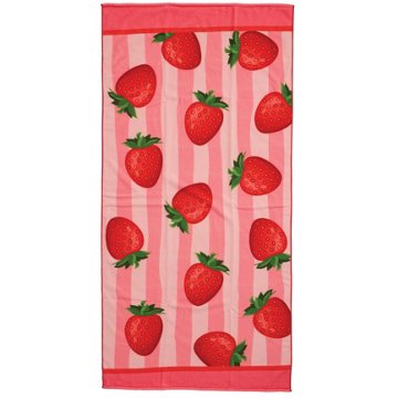 Destination Holiday Summer Beach Towel - Strawberries