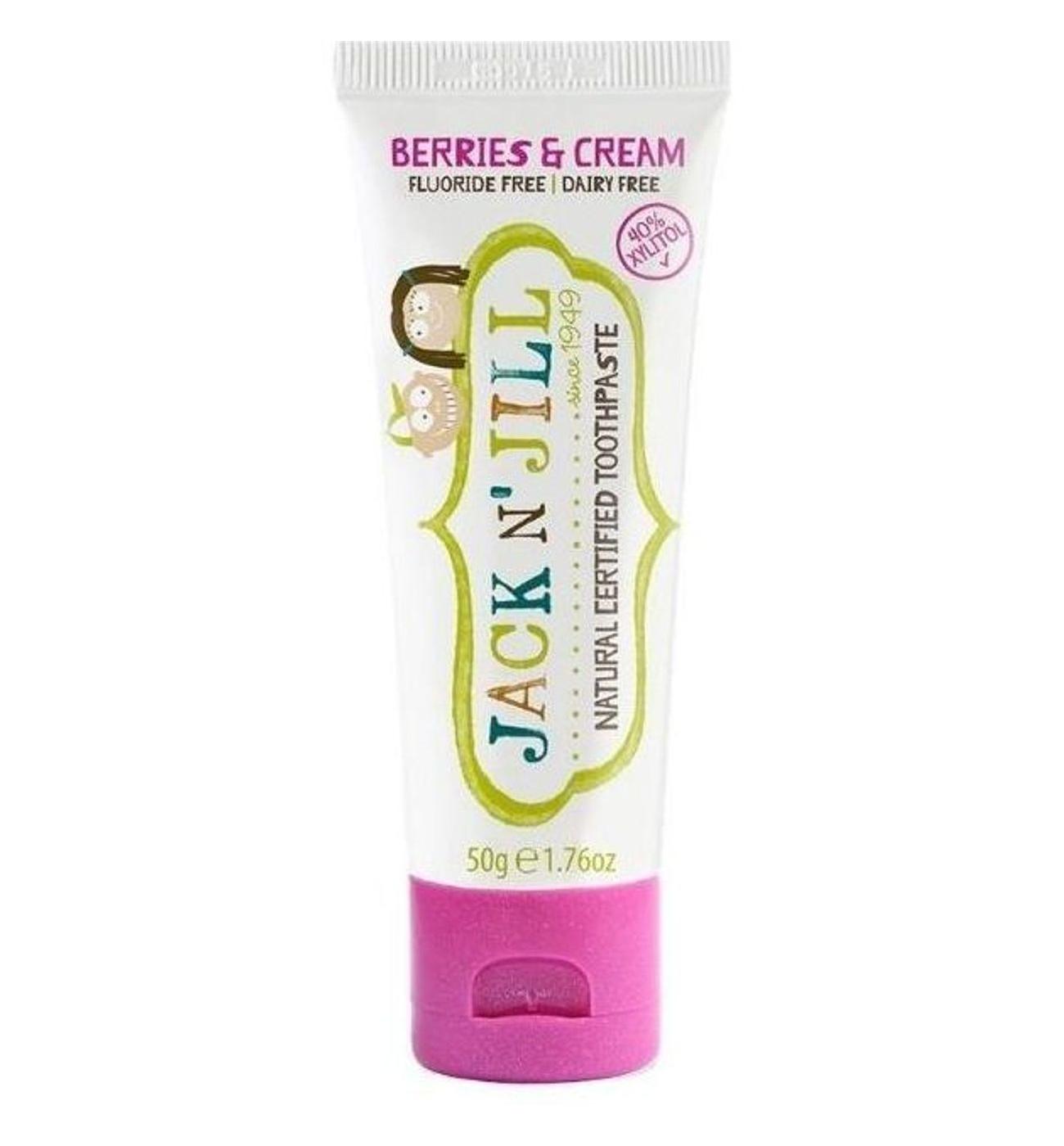Jack N' Jill Natural Baby Toothpaste - Berries & Cream; image 1 of 3