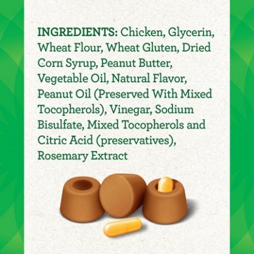 Greenies Pill Pockets Capsule Size - Peanut Butter Flavor, 15.8 oz