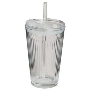 Destination Holiday Ice Coffee Glass Tumbler - Clear, 12.5 oz