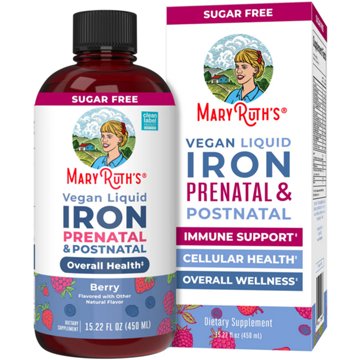 Mary Ruth's Vegan Liquid Iron Prenatal & Postnatal - Berry