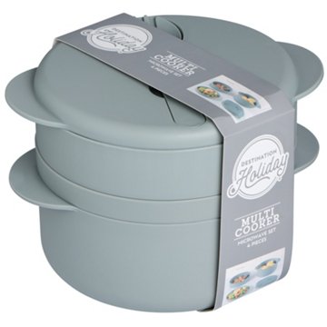 Destination Holiday Stackable Microwavable Multi-Cooker Set, 4 pc