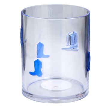 Destination Holiday Blue Cowboy Boots Tumbler