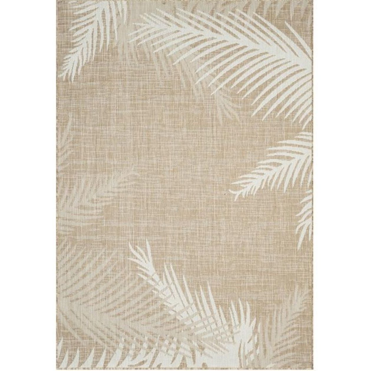LR Home Palm Tree Outdoor Rug - Beige - Shop Seasonal decor at H-E-B