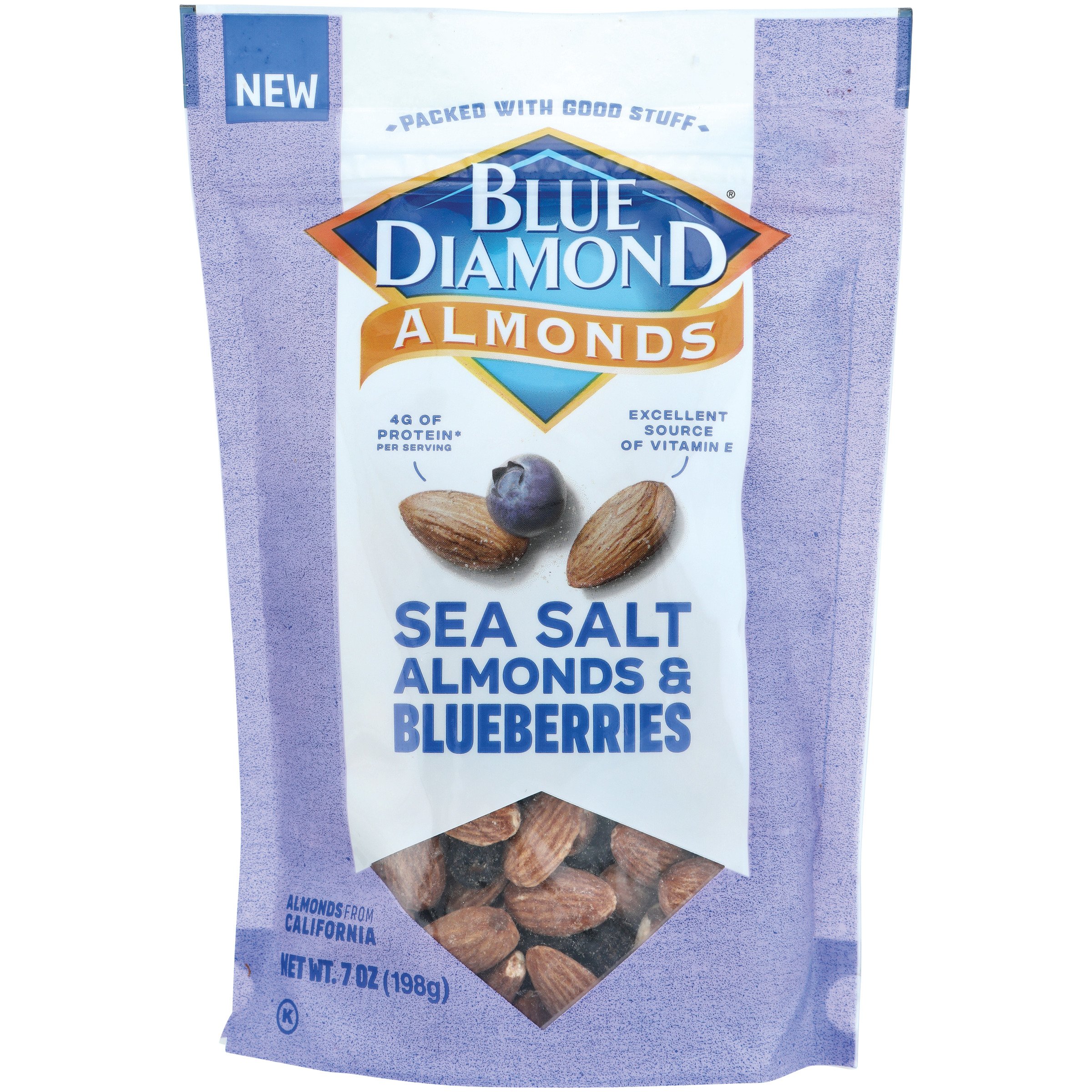 Blue Diamond Sea Salt Almonds & Blueberries - Shop Nuts & seeds at H-E-B
