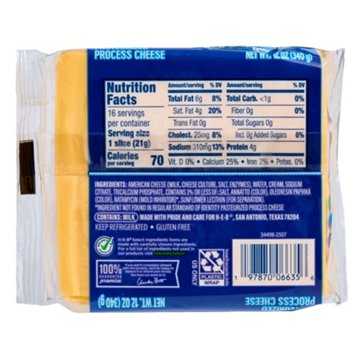 H-E-B Deluxe American Cheese Slices