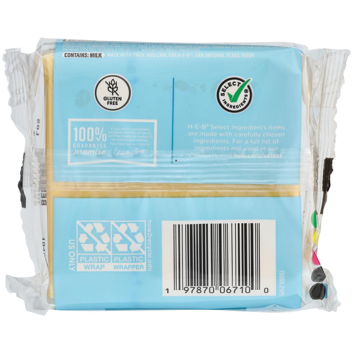 H-E-B American Singles - 2% Reduced Fat Milk; image 2 of 3