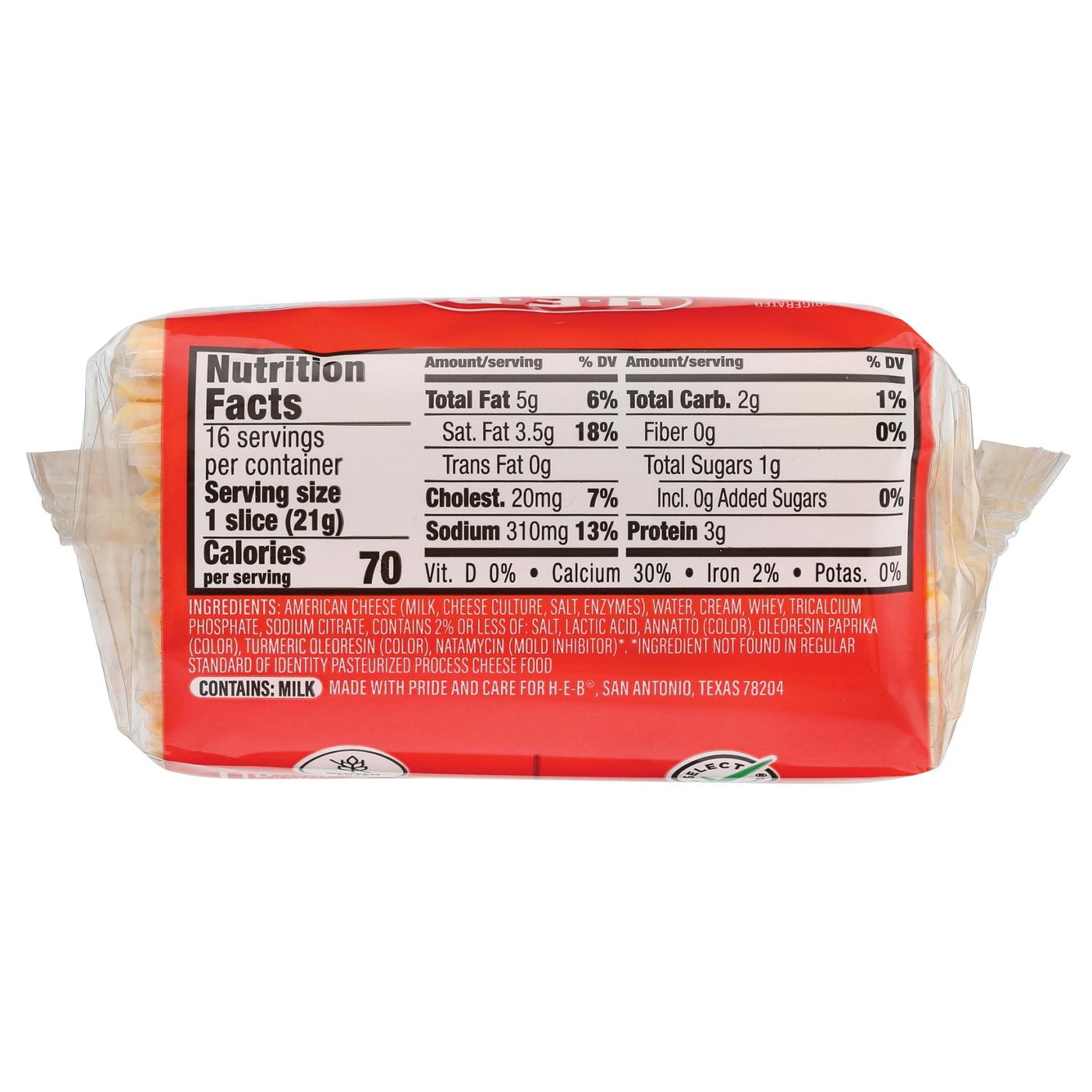 H-E-B American Singles; image 3 of 3