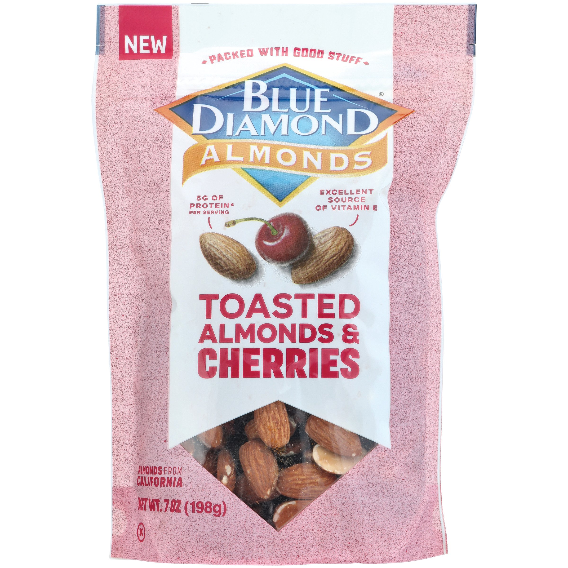 Blue Diamond Toasted Almonds & Cherries - Shop Nuts & seeds at H-E-B