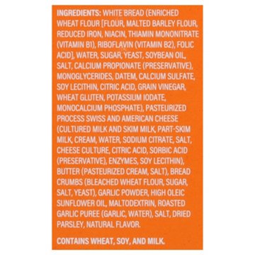 Lily's Toaster Grills Grilled Cheesy Garlic Bread Sandwiches, 2 ct