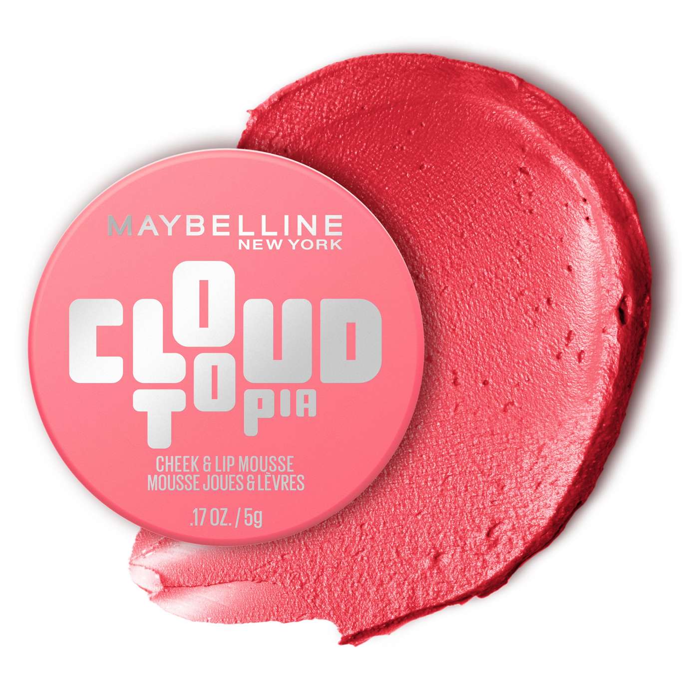Maybelline Cloudtopia Cheek & Lip Mousse -  Moonlit Rose; image 2 of 4