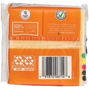 H-E-B Sharp American Cheese Singles