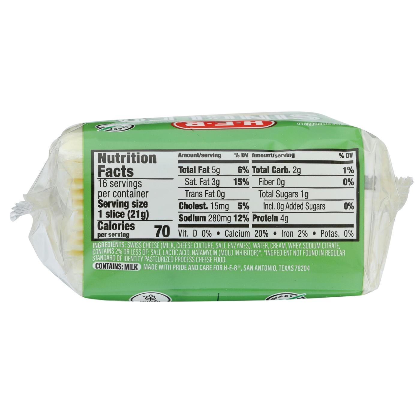 H-E-B Swiss Singles; image 2 of 3