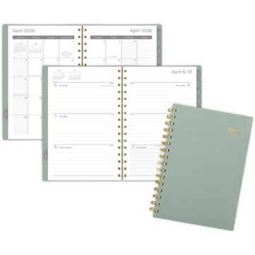 Mead 2026 - 2027 Academic Weekly Monthly Planner - Green