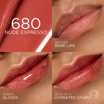 L'Oréal Paris Hyaluron Tint Lip Stain Serum - Nude Espresso