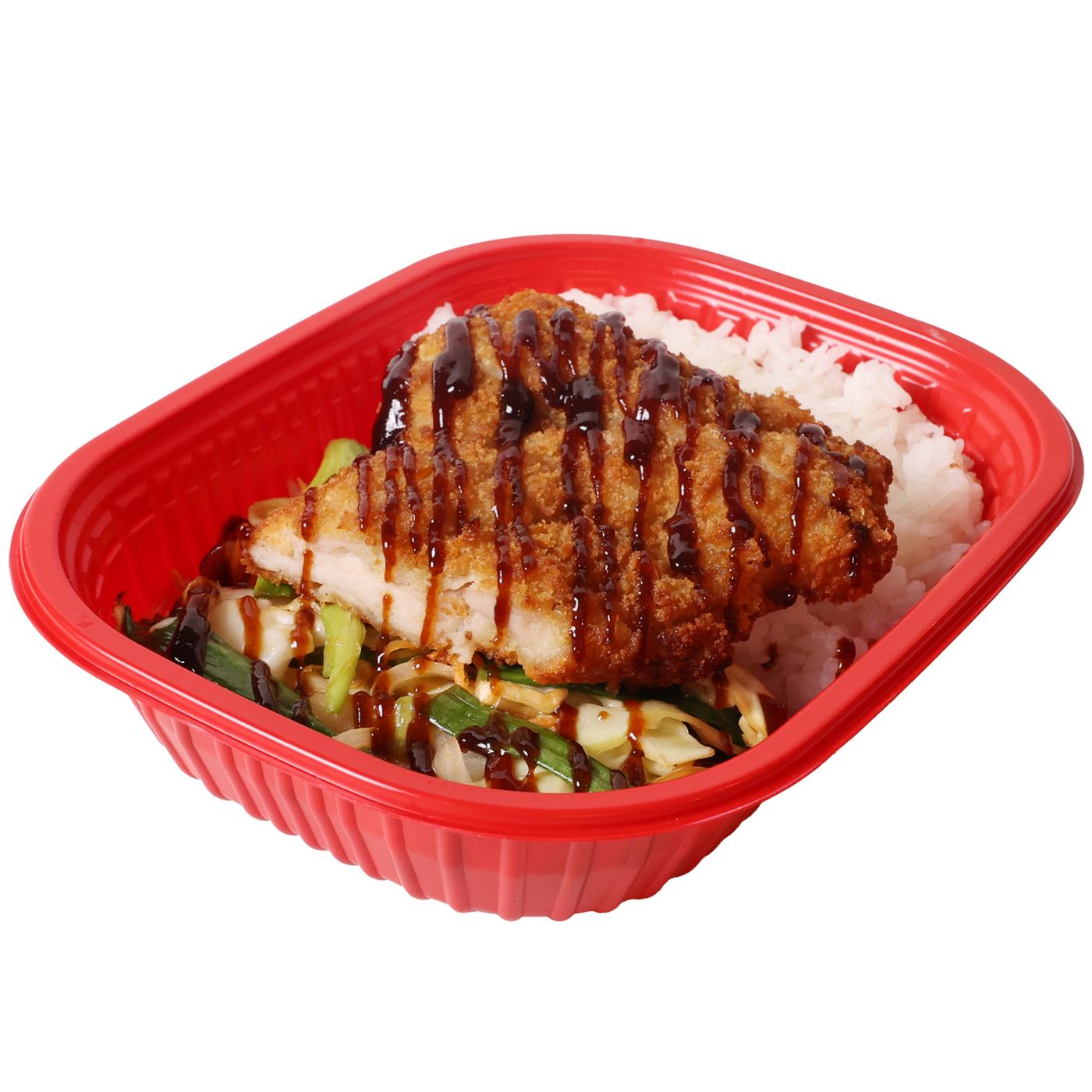 H-E-B Sushiya Chicken Katsu BBQ Bowl - Served Hot; image 4 of 4