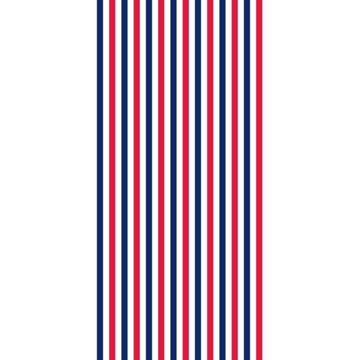 Destination Holiday Patriotic Beach Towel - Red & Blue Stripes