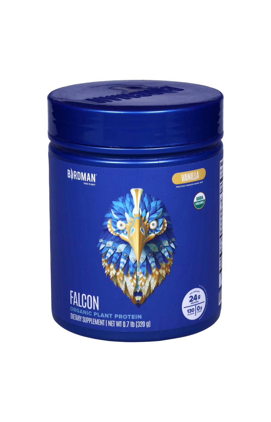Birdman Falcon Organic Plant 24g Protein Powder - Vanilla; image 1 of 3