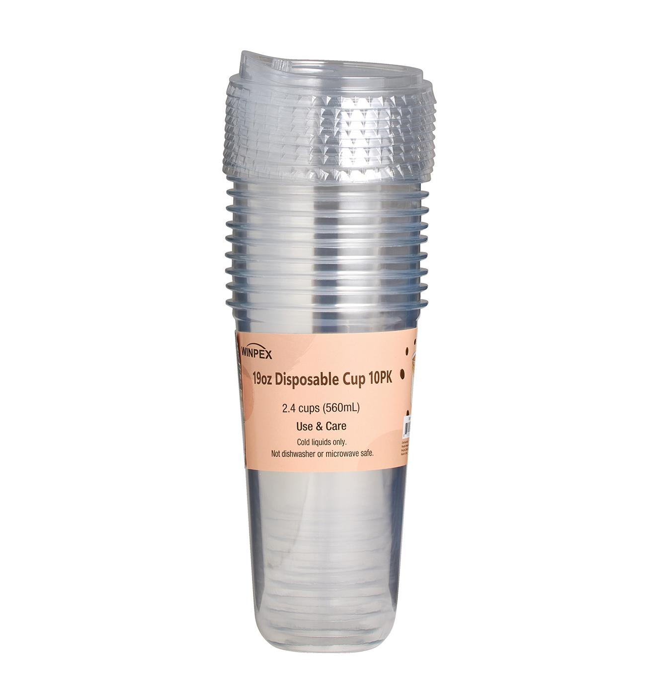 Winpex 19 oz Disposable Plastic Cups; image 1 of 3