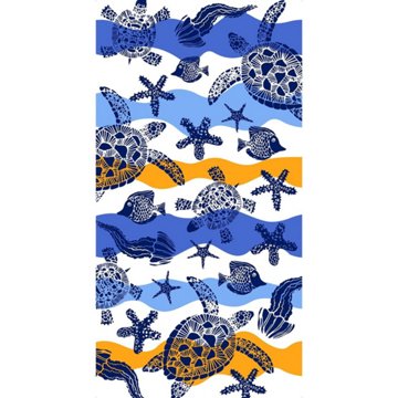 Destination Holiday Summer Beach Towel - Sea Turtles