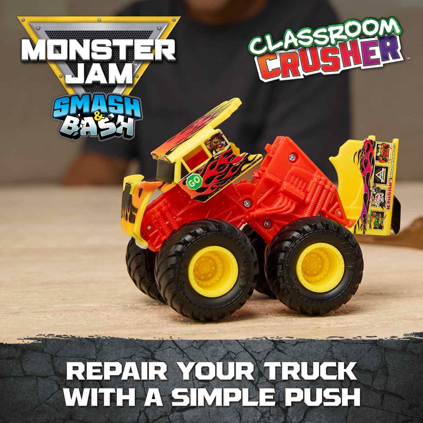 Monster Jam Smash & Bash Classroom Crusher Crash Course; image 2 of 8