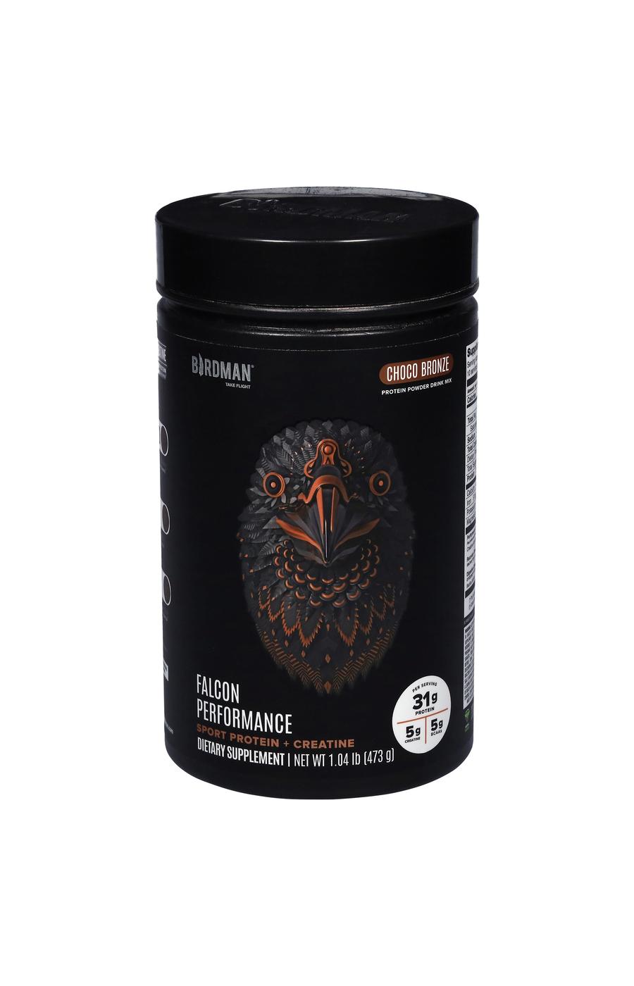 Birdman Falcon Performance 31g Protein + Creatine - Choco Bronze; image 1 of 4