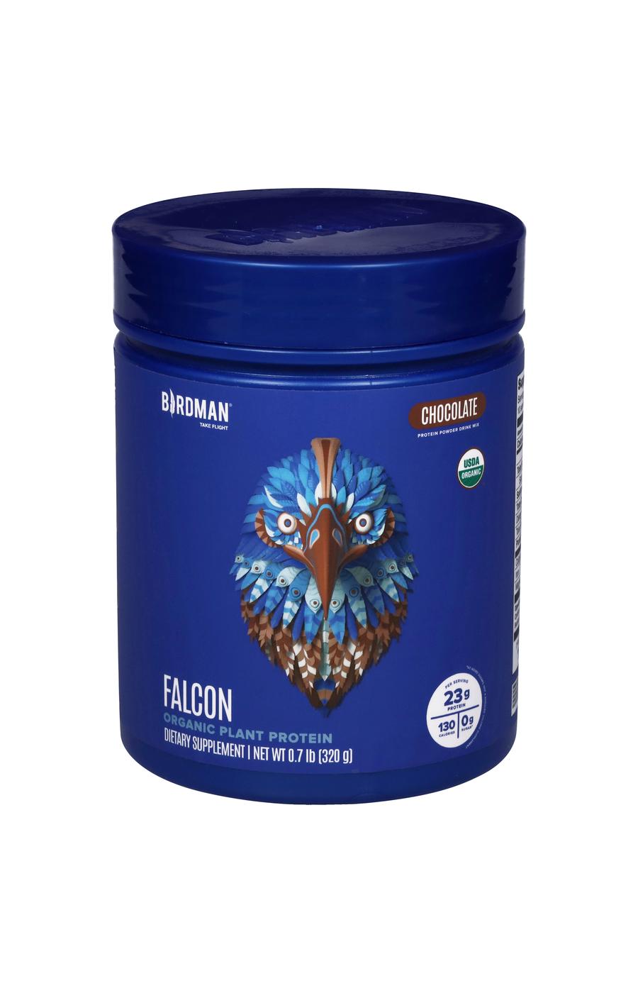 Birdman Falcon Organic Plant 23g Protein - Chocolate; image 1 of 3