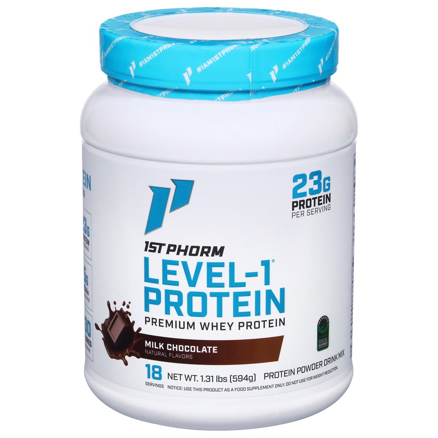 1st Phorm Level-1 Premium Whey Protein Milk Chocolate - Shop Diet & fitness  at H-E-B