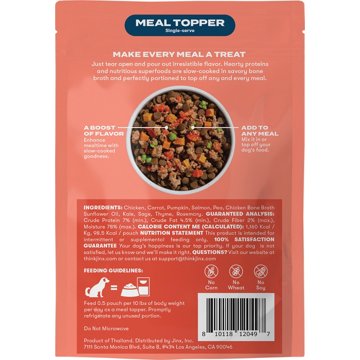 Jinx Homemades Meal Topper Adult Dog Food - Chicken & Salmon Recipe