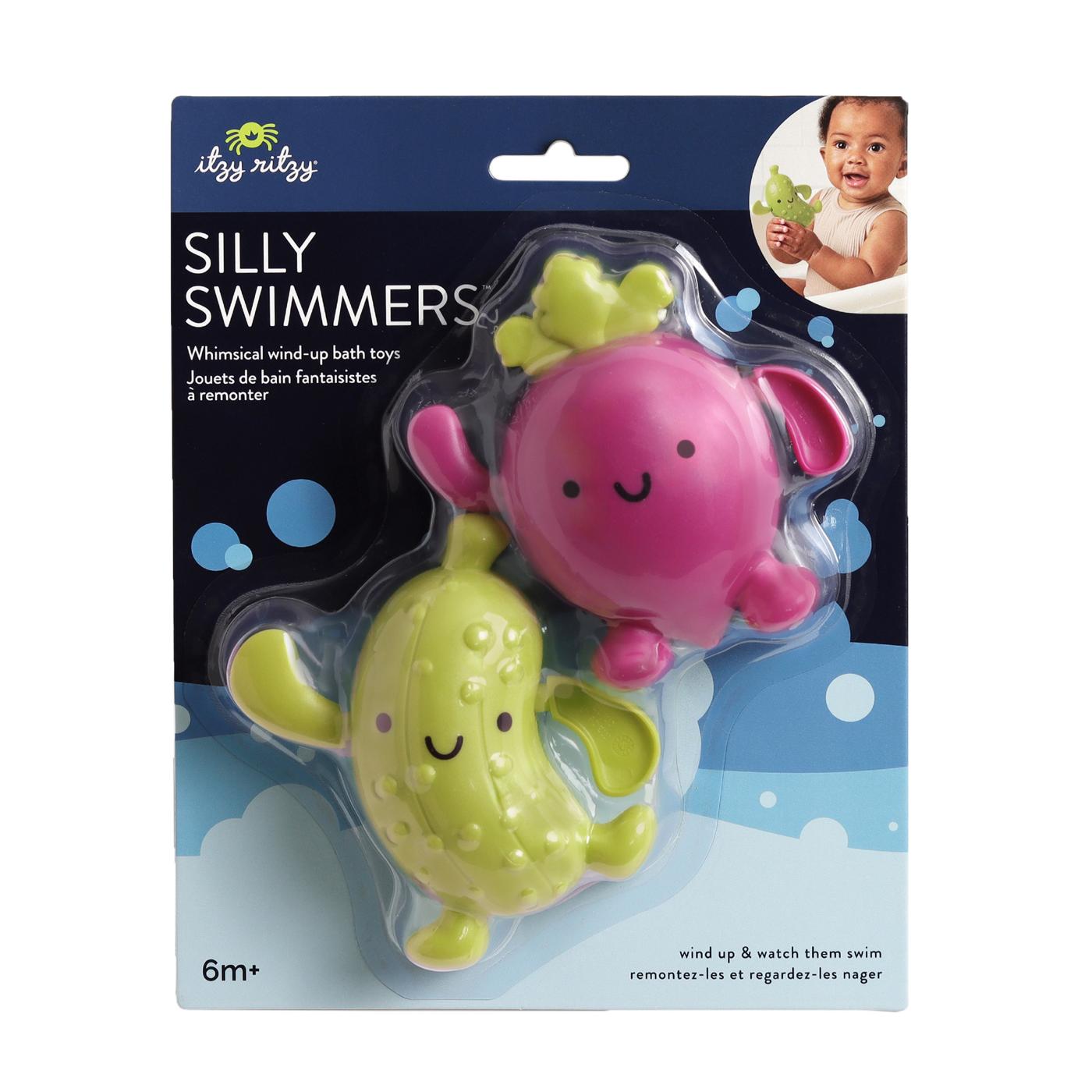 Itzy Ritzy Silly Swimmers Bath Toys; image 1 of 5