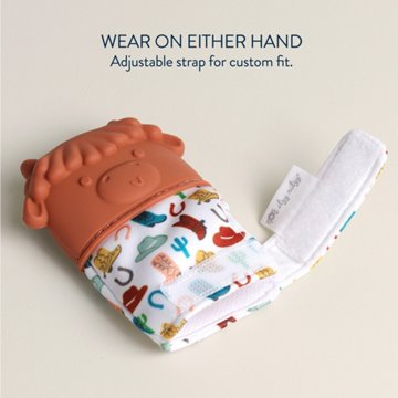 Itzy Ritzy Mitt Highland Cow Teether