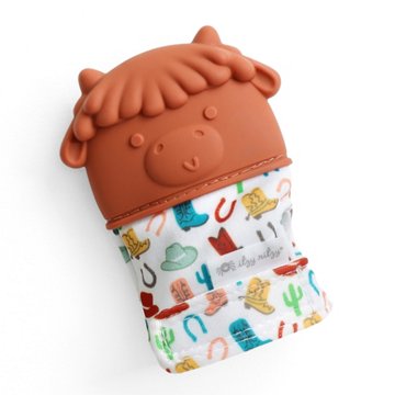 Itzy Ritzy Mitt Highland Cow Teether