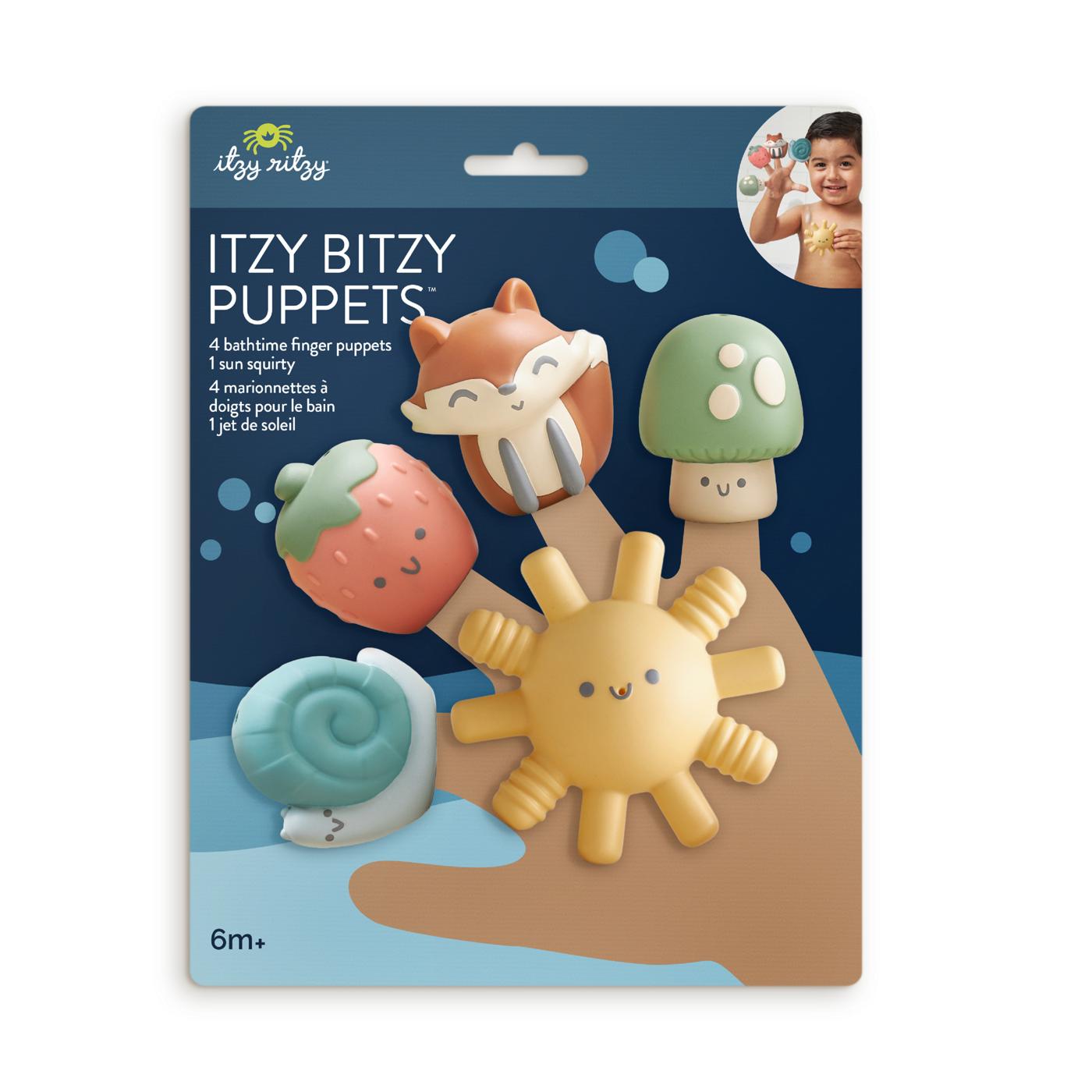 Itzy Ritzy Bitzy Finger Puppets Bath Toys; image 1 of 6