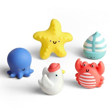 Itzy Ritzy Bitzy Nautical Finger Puppets Bath Toys