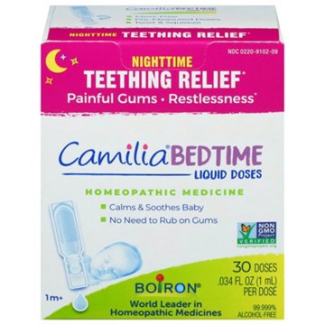 Boiron Camilia Bedtime Liquid Doses - Teething Relief, 30 ct