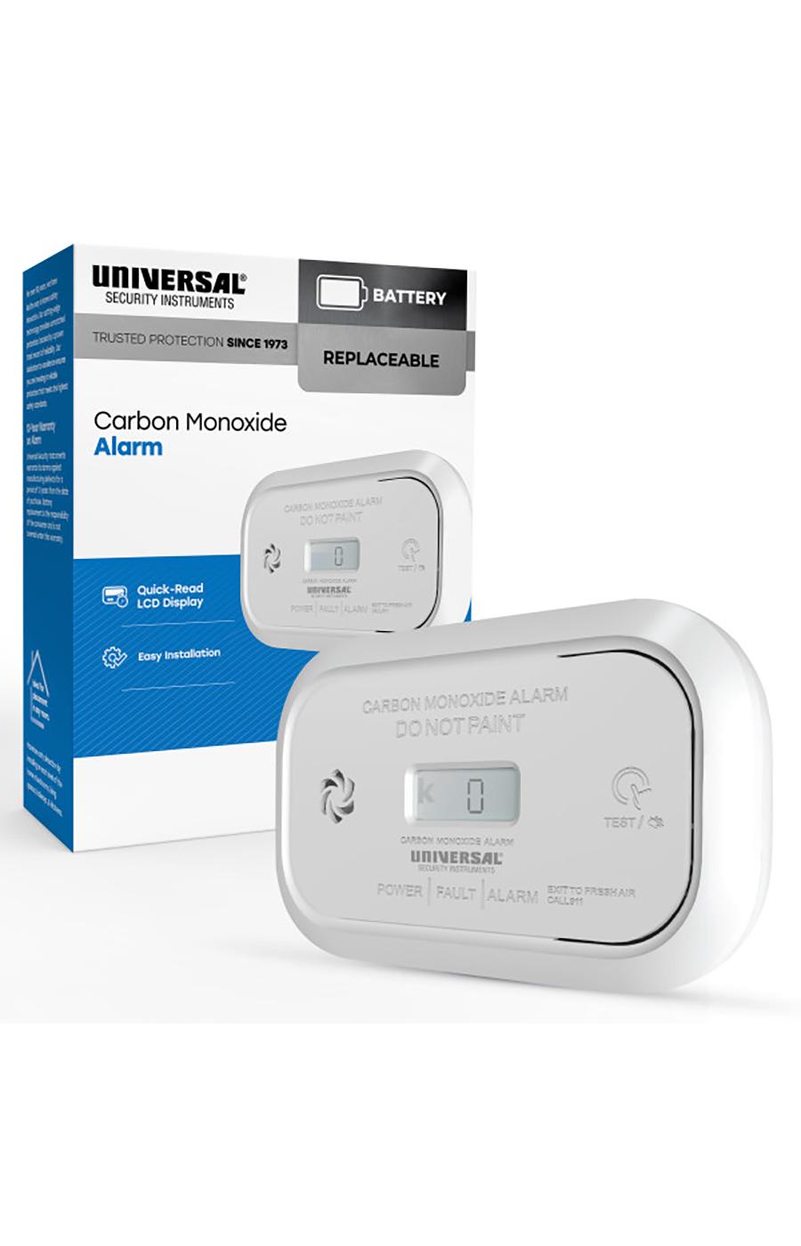 Universal Security Instruments Carbon Monoxide Alarm; image 2 of 3
