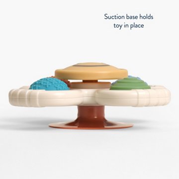 Itzy Ritzy Pop & Whirl Smile Spinner Fidget Toy