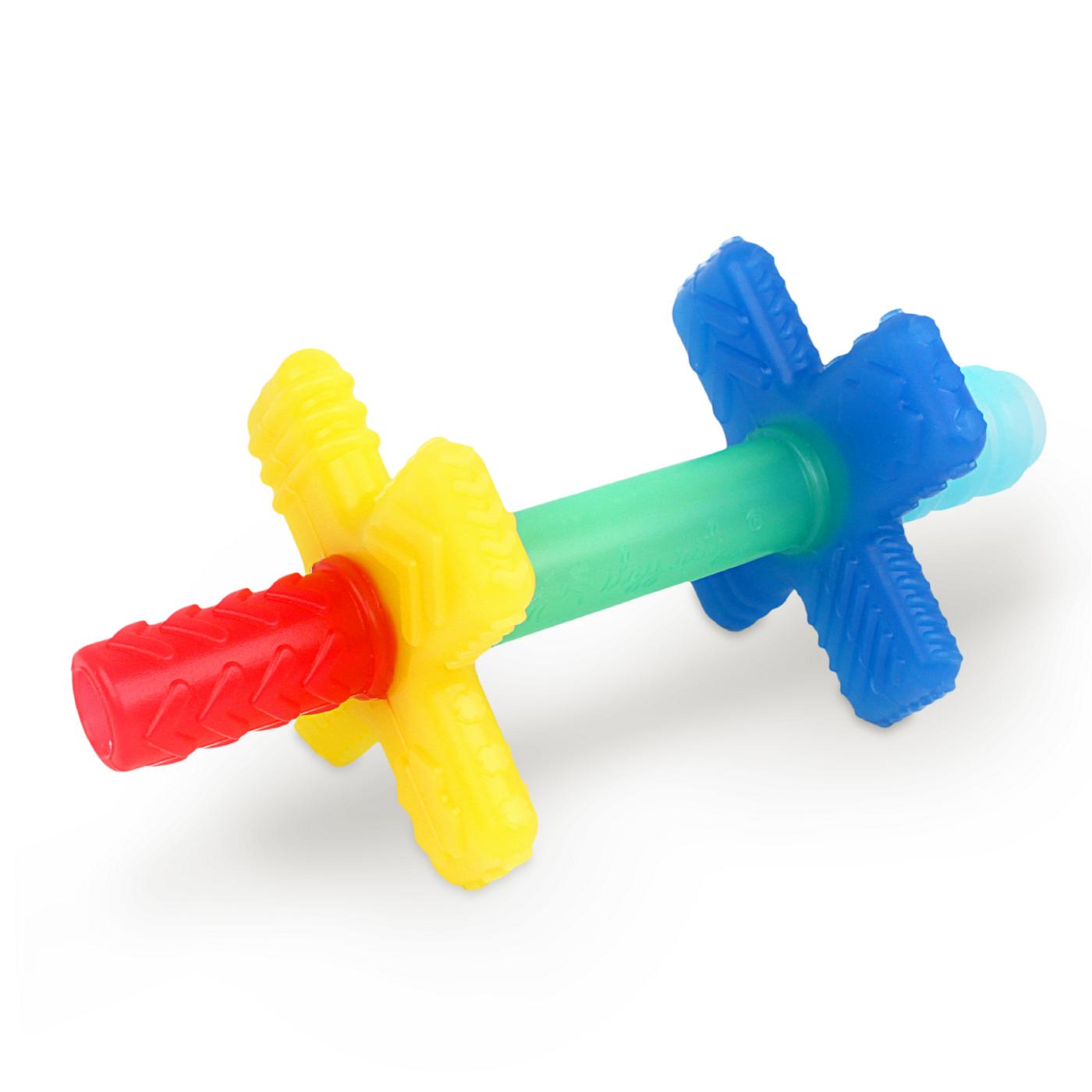 Itzy Ritzy Teensy Tubes Rainbow Teether; image 4 of 5