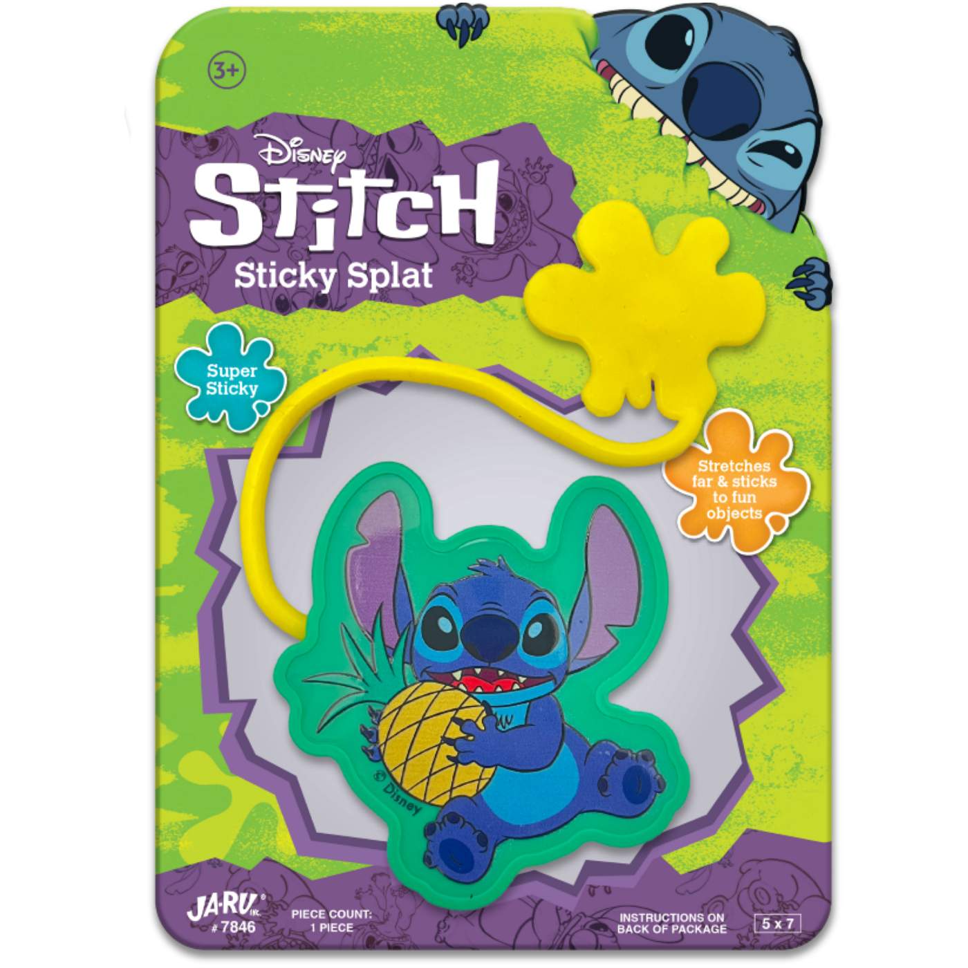 Ja-Ru Disney Stitch Sticky Splat - Assorted Styles; image 2 of 2