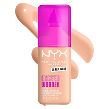 NYX Make 'Em Wonder 24 Hour True To Skin Foundation - Fair Ivory