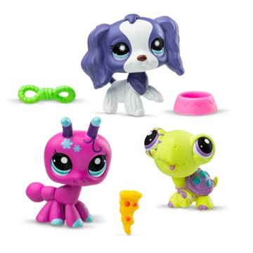 Littlest Pet Shop Pet Trio - Backyard Pets, 3 pk