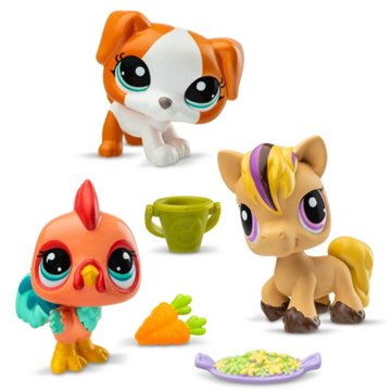Littlest Pet Shop Pet Trio - Barnyard Pets, 3 pk