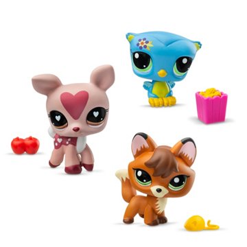 Littlest Pet Shop Pet Trio - Forest Pets, 3 pk