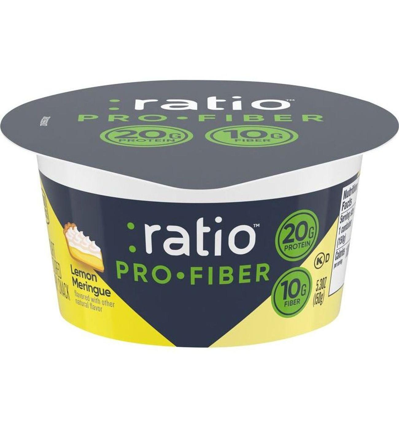 :ratio 20g Protein Pro Fiber Lemon Meringue Dairy Snack; image 1 of 3