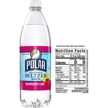 Polar Seltzer Water Raspberry Lime