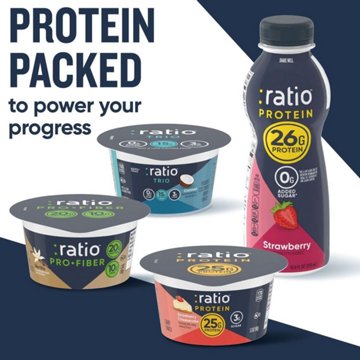 :ratio 20g Protein Pro Fiber Blueberry Dairy Snack