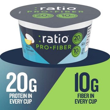:ratio 20g Protein Pro Fiber Pina Colada Dairy Snack