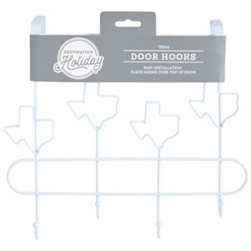 Destination Holiday Texas 4-Hook Over-the-Door Organizer